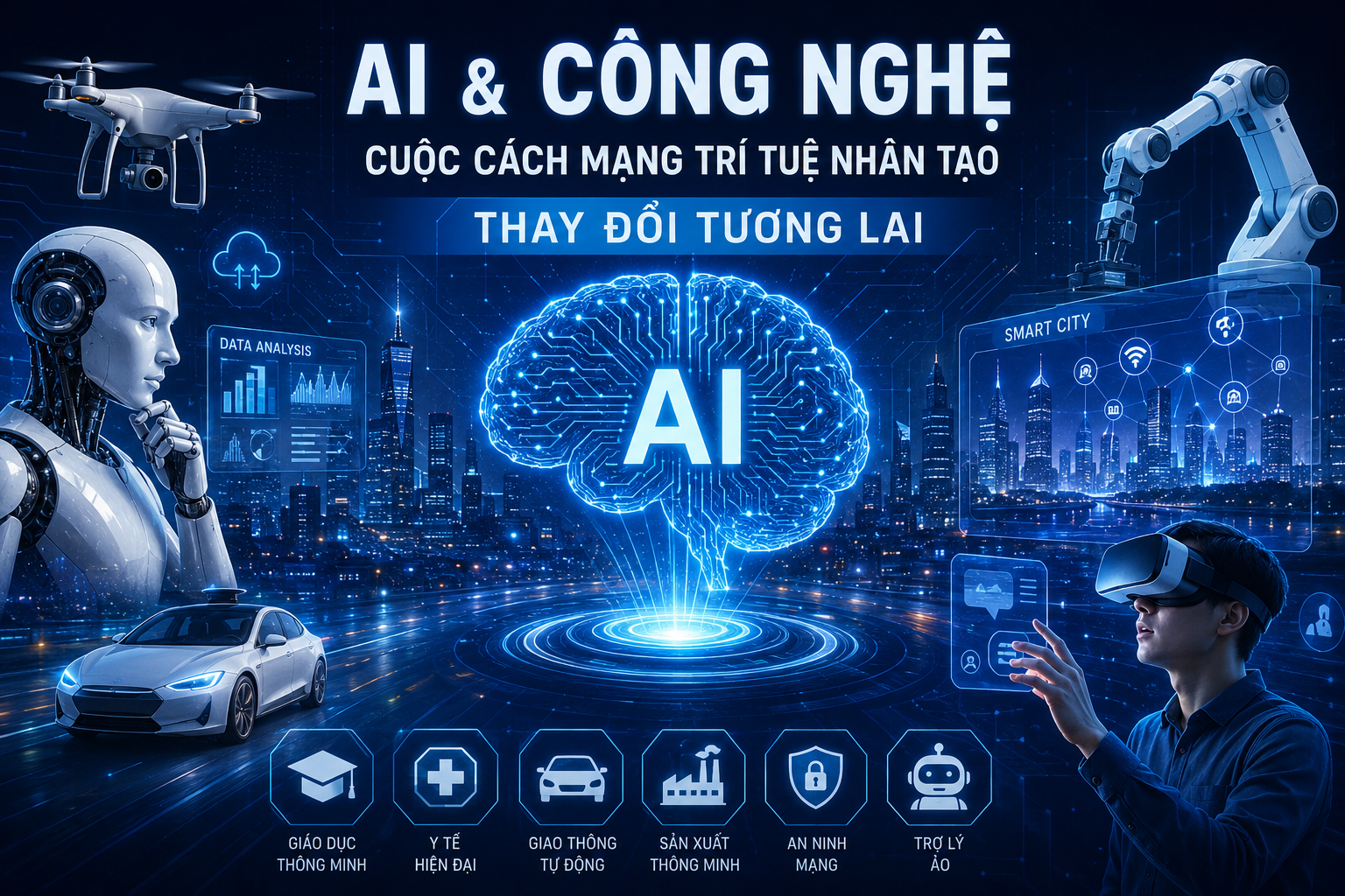 AI & Công Nghệ 2026: Cuộc Cách Mạng Trí Tuệ Nhân Tạo Đang Thay Đổi Thế Giới Như Thế Nào?